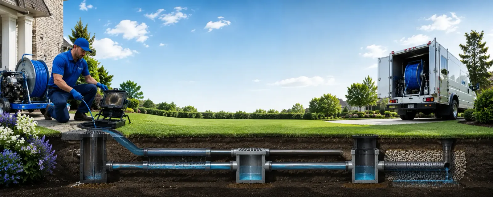 Outdoor drain cleaning information for Woodstock, GA
