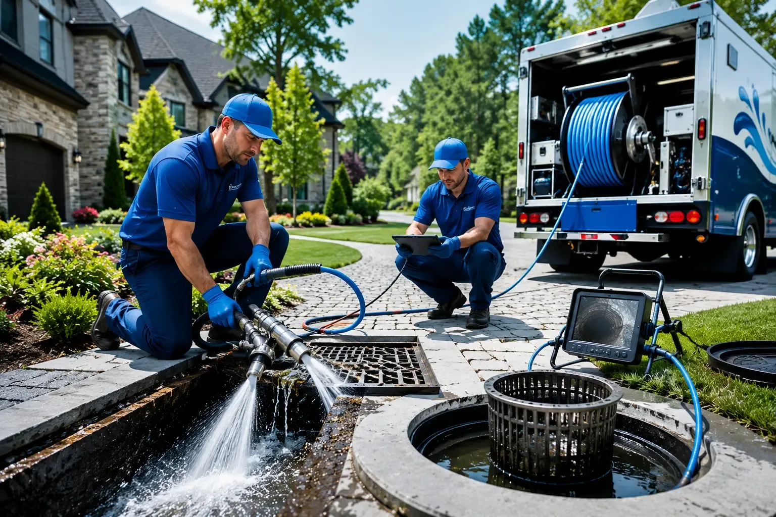 Local outdoor drain cleaning professionals in Woodstock, GA